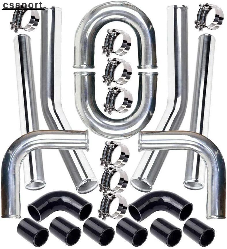 Intercooler Piping Kit Aluminum 2.5 Inch - 2,5-дюймовые алюминиевые патрубки для турбоинтеркулера с