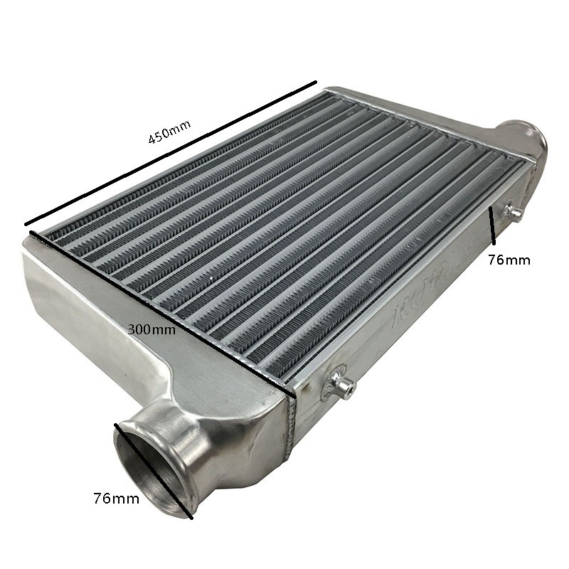 Front Mount Intercooler Universal Bar Plate - Универсальный турбо-интеркулер 450*300*76 мм, пластина OD