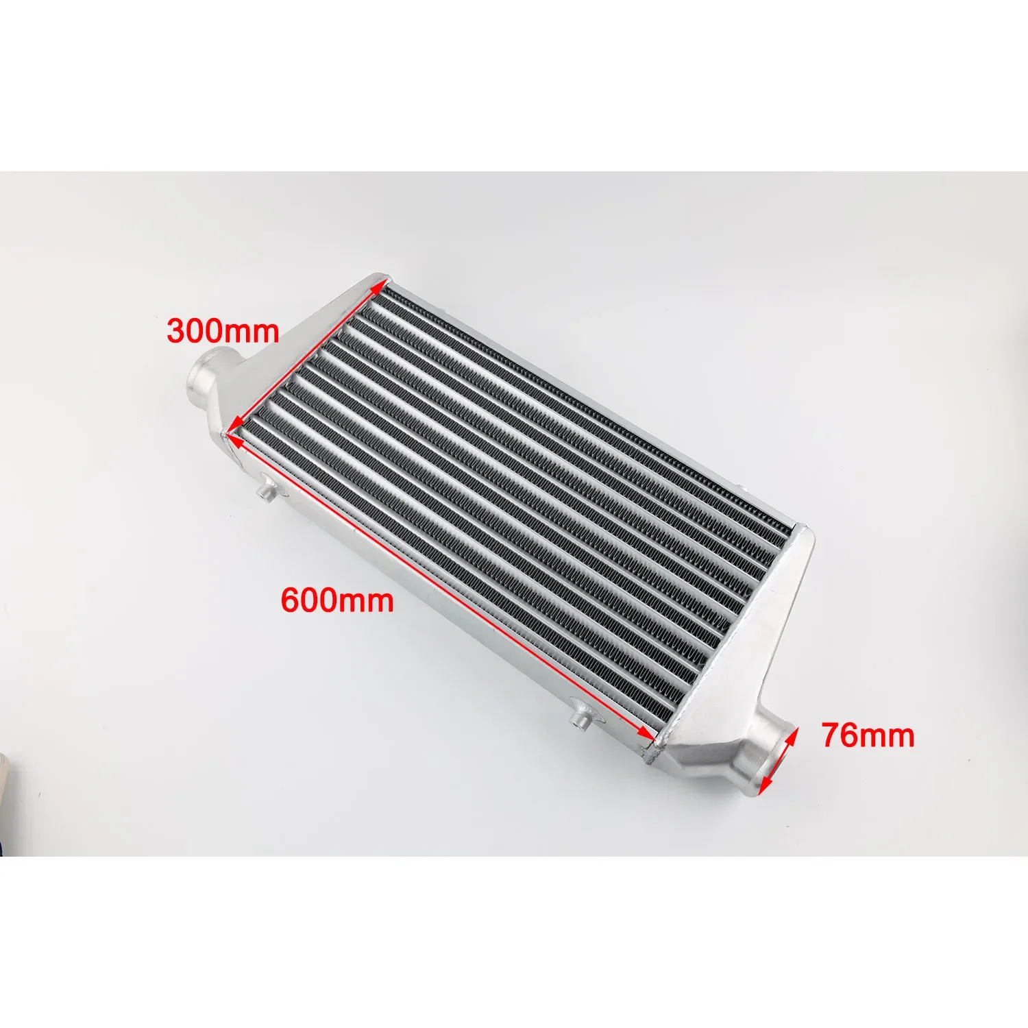 Front Mount Intercooler Universal Bar Plate - OD = 76 мм, 600x300x100 мм,