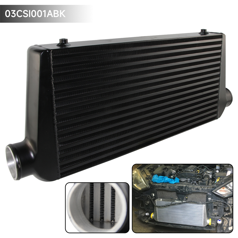 Front Mount Intercooler Universal Bar Plate - Универсальный алюминиевый турбоинтеркулер 600x300x76 мм, фронтальное
