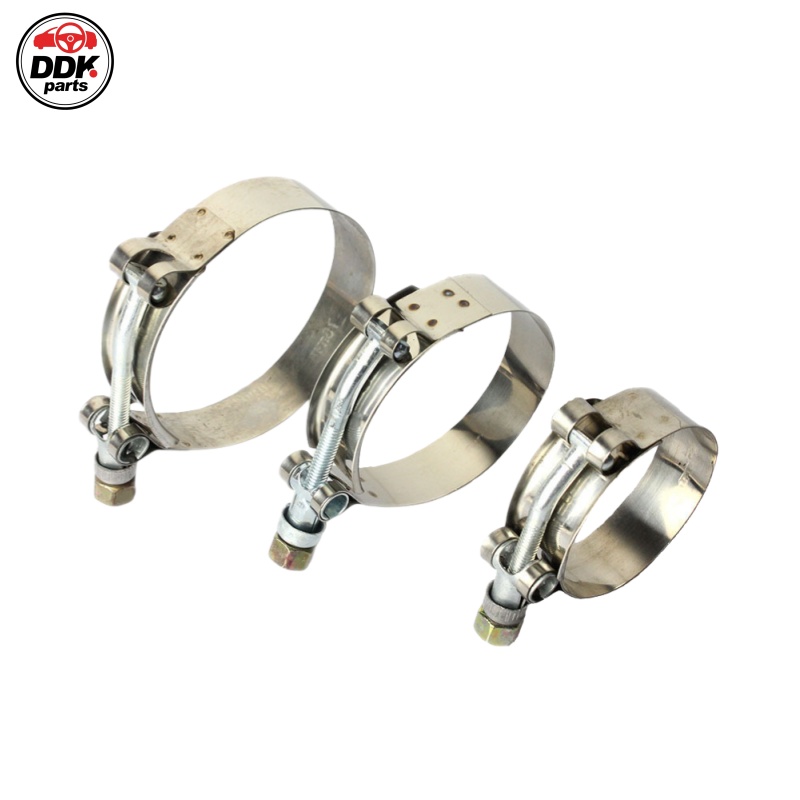 T-Bolt Hose Clamps Stainless Steel Turbo - 5 шт., 3 дюйма, 76 мм,