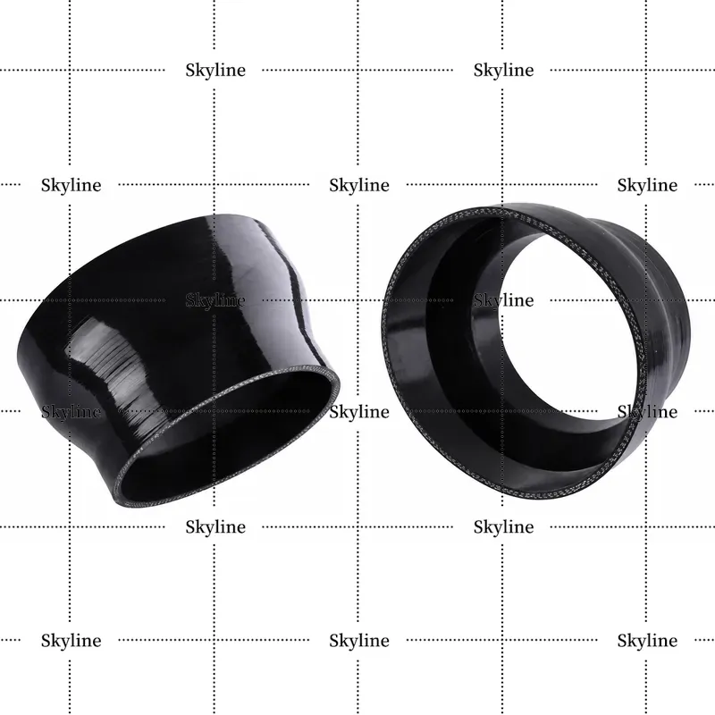 Черный силиконовый прямой пере – обзор и цена Turbo Silicone Coupler Hose Reducer 4 Ply