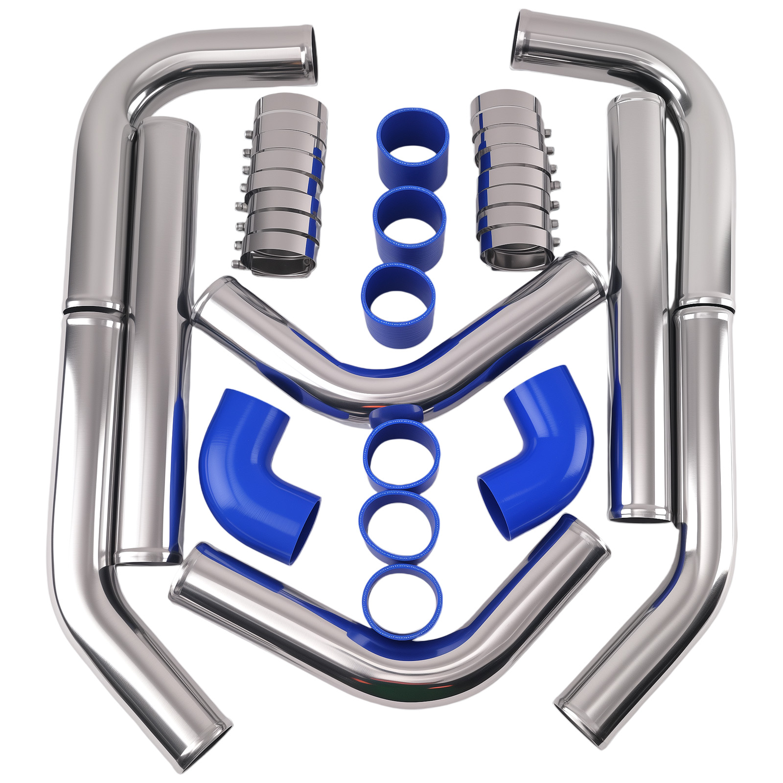 2,5-дюймовый универсальный ком – обзор и цена Intercooler Piping Kit Aluminum 2.5 Inch