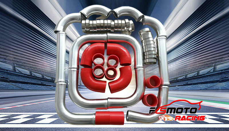 Комплект трубок и шлангов для  – обзор и цена Intercooler Piping Kit Aluminum 2.5 Inch