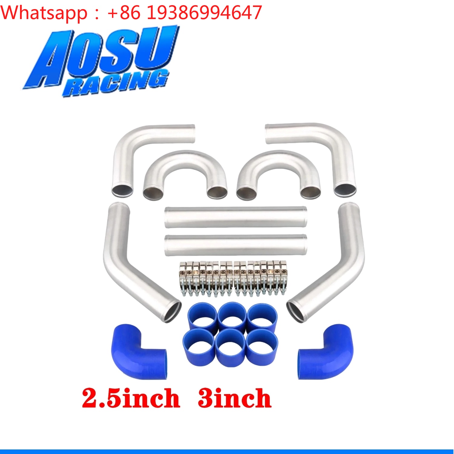 Универсальный комплект труб дл – обзор и цена Intercooler Piping Kit Aluminum 2.5 Inch
