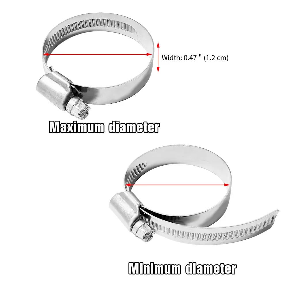 Универсальный стальной зажим с – обзор и цена T-Bolt Hose Clamps Stainless Steel Turbo