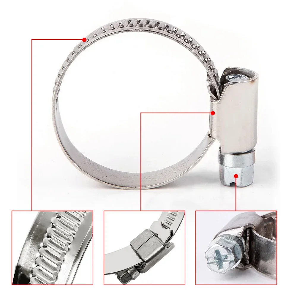 Универсальный стальной зажим с – обзор и цена T-Bolt Hose Clamps Stainless Steel Turbo