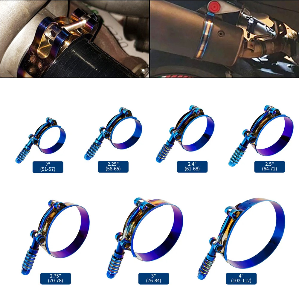 Универсальный хомут-зажим из н – обзор и цена T-Bolt Hose Clamps Stainless Steel Turbo