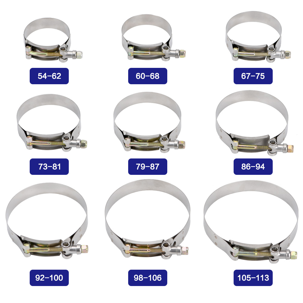 LIZHI - (2 шт./лот) зажимы 2,5 – обзор и цена T-Bolt Hose Clamps Stainless Steel Turbo