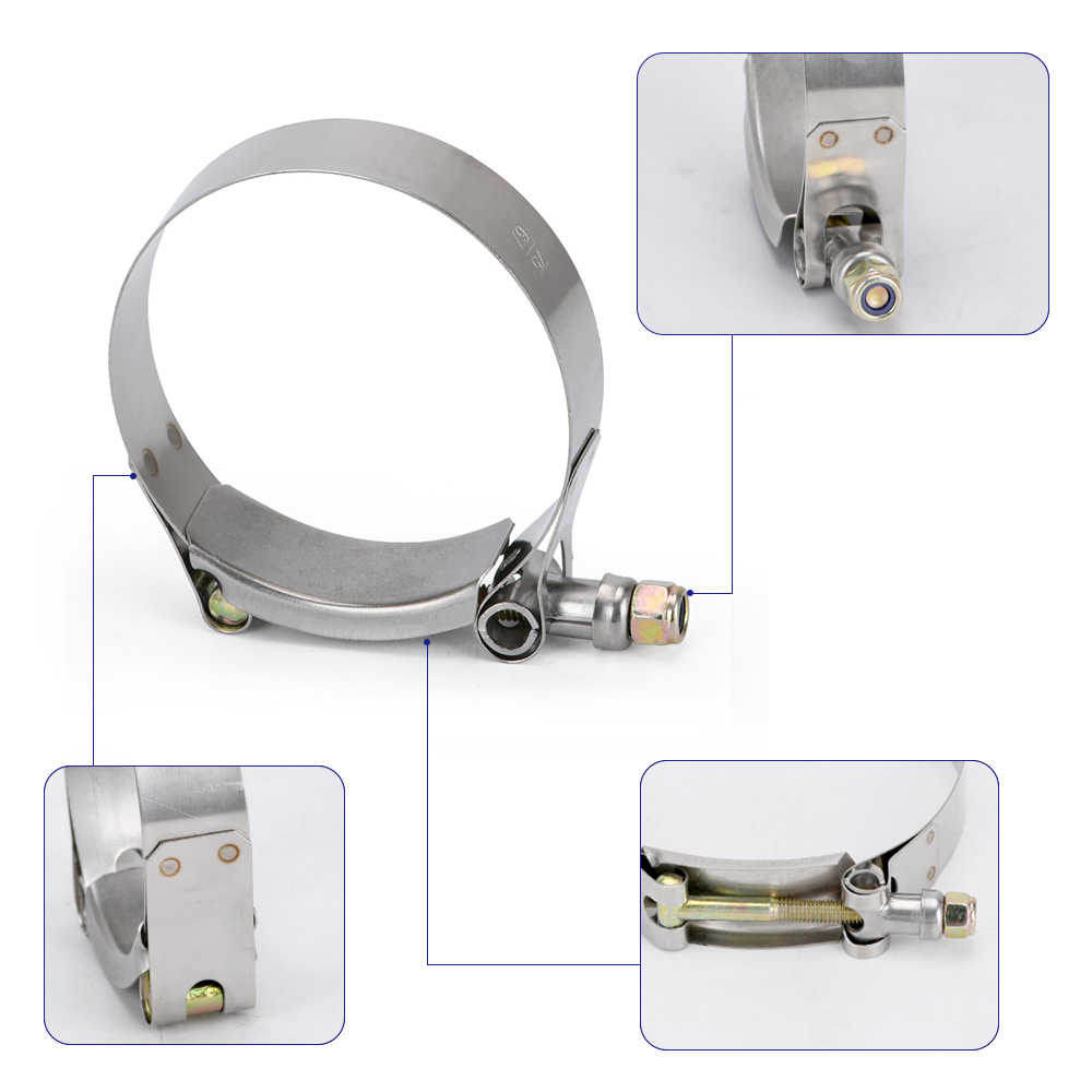 LIZHI - (2 шт./лот) зажимы 2,5 – обзор и цена T-Bolt Hose Clamps Stainless Steel Turbo