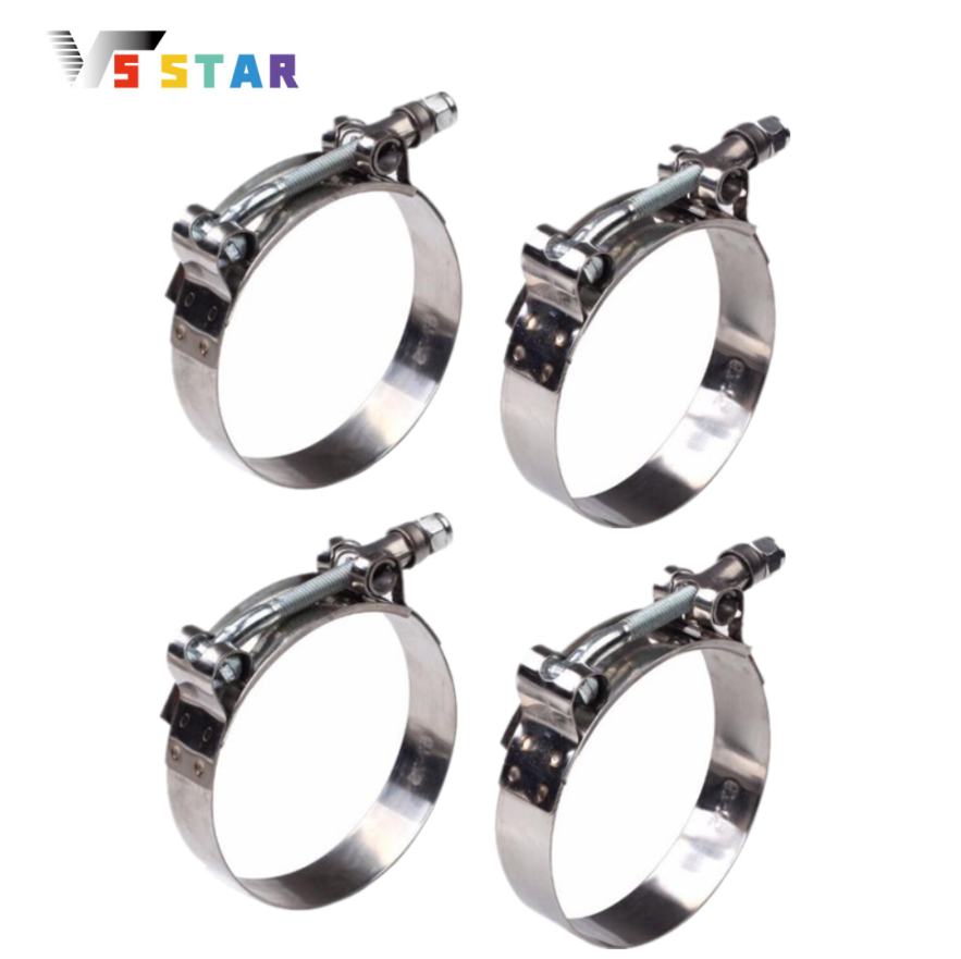 2/4 шт. 2-дюймовые Т-образные  – обзор и цена T-Bolt Hose Clamps Stainless Steel Turbo
