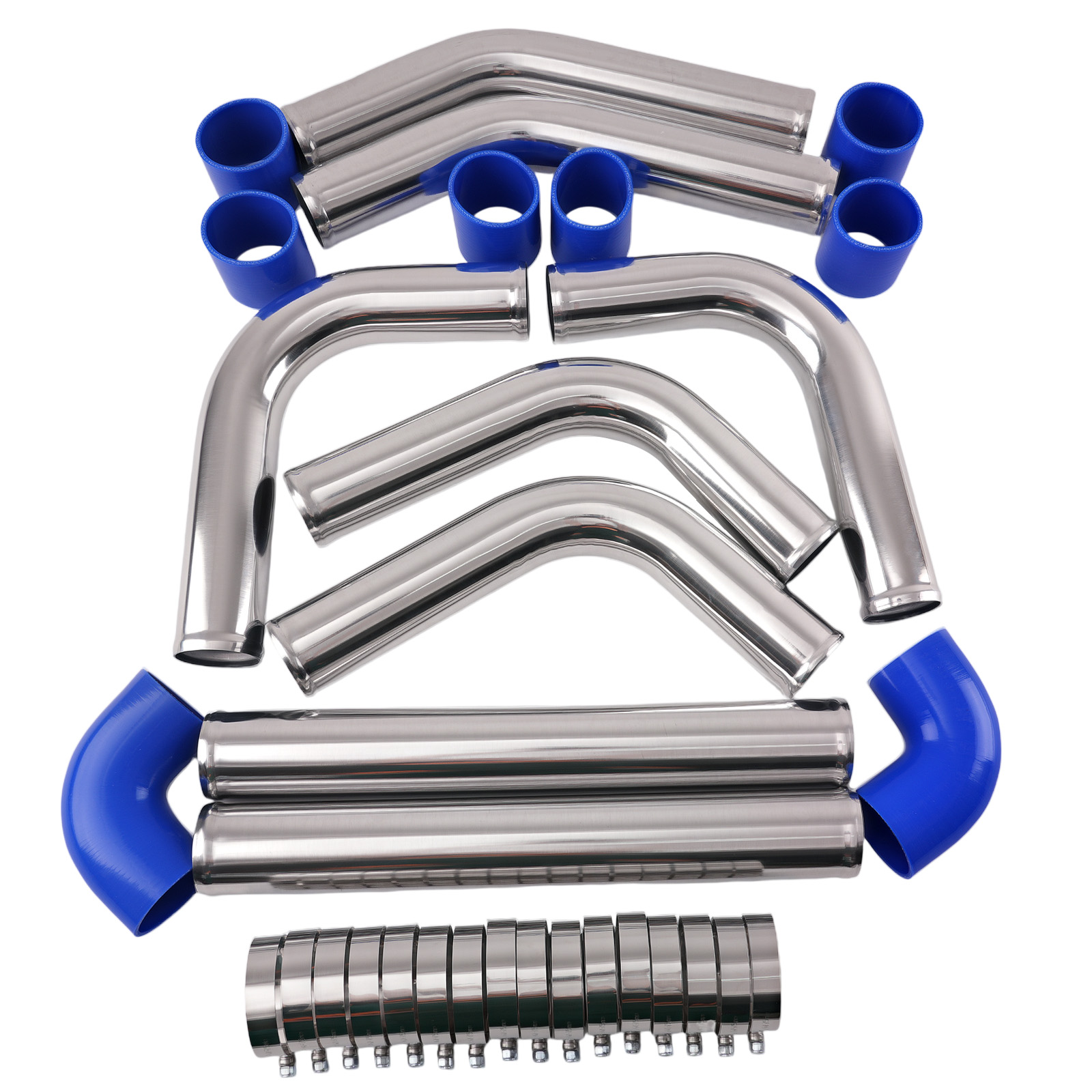 Полированный комплект алюминие – обзор и цена Intercooler Piping Kit Aluminum 2.5 Inch