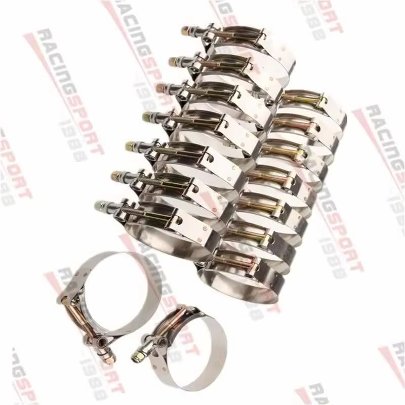 16 шт., Т-образные зажимы для  – обзор и цена T-Bolt Hose Clamps Stainless Steel Turbo