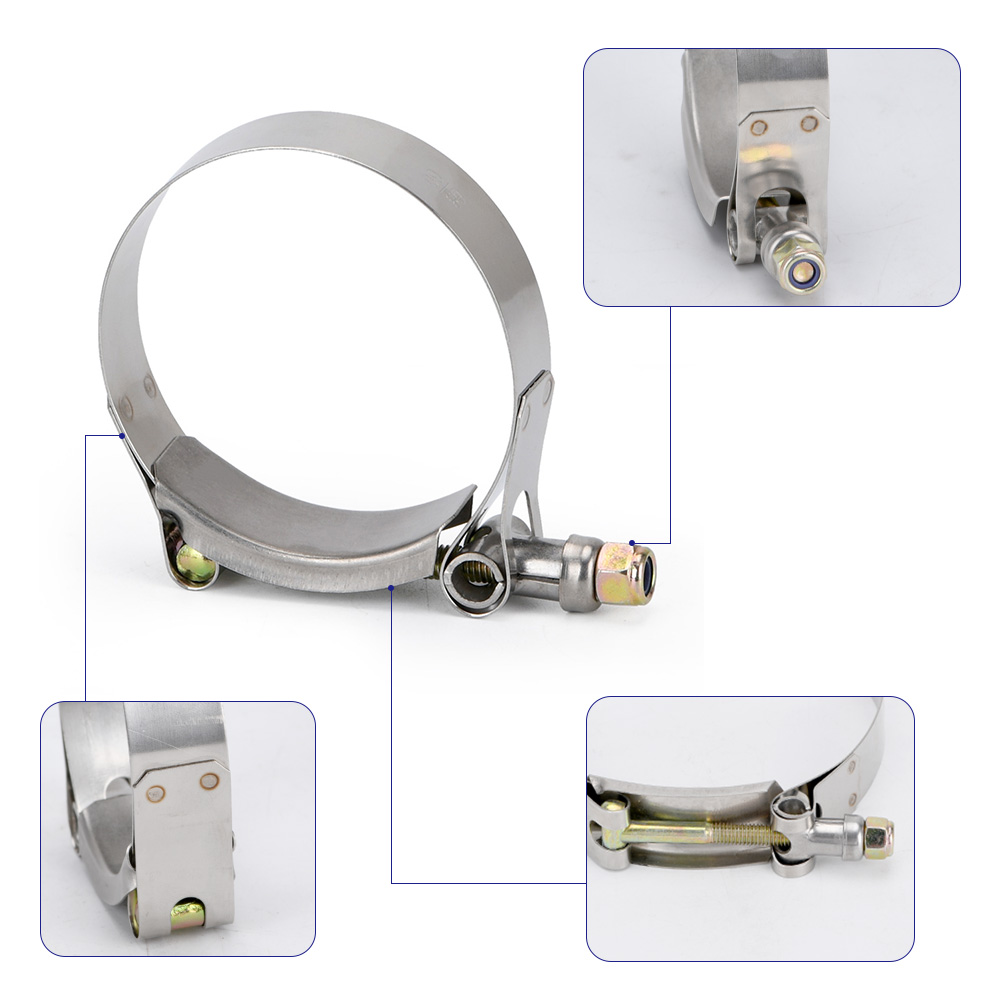 2 шт., Т-образные зажимы для ш – обзор и цена T-Bolt Hose Clamps Stainless Steel Turbo