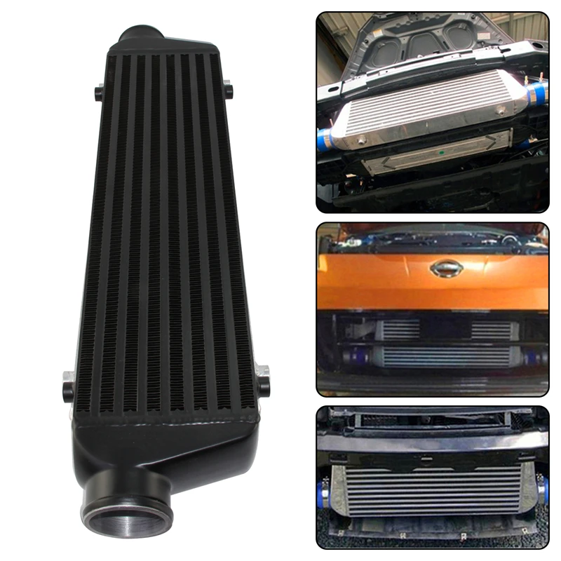Черный/серебристый универсальн – обзор и цена Front Mount Intercooler Universal Bar Plate