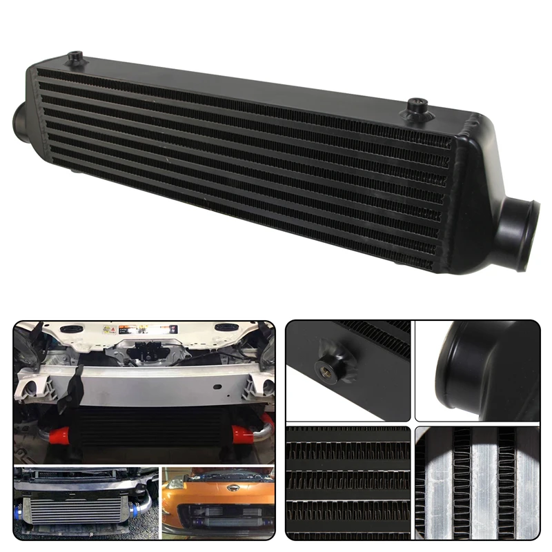 Черный/серебристый универсальн – обзор и цена Front Mount Intercooler Universal Bar Plate