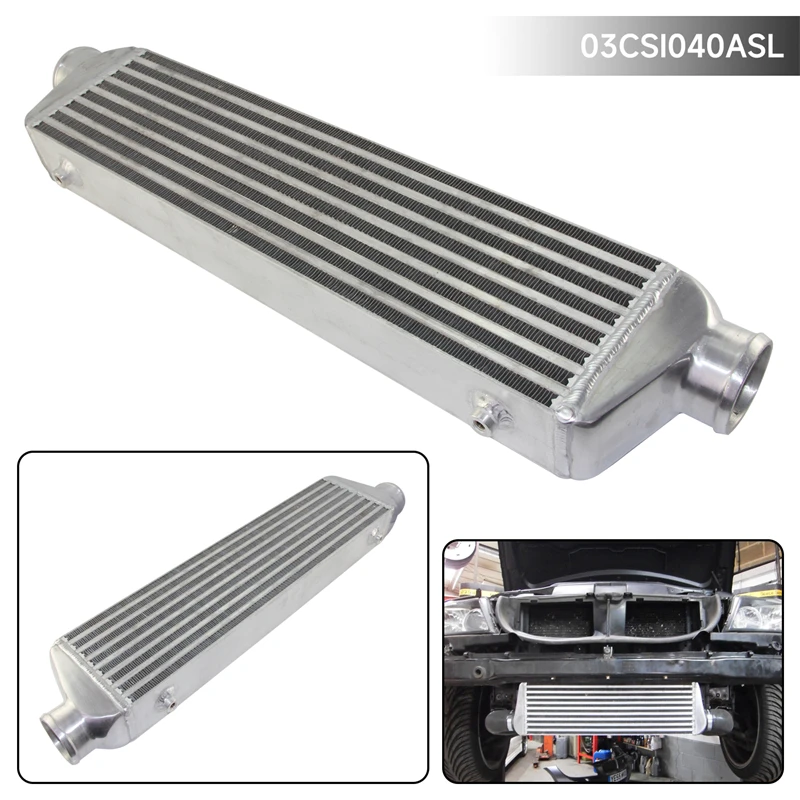 Черный/серебристый универсальн – обзор и цена Front Mount Intercooler Universal Bar Plate