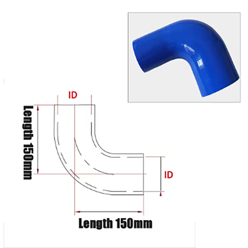 Силиконовый шланг-редуктор 90  – обзор и цена Turbo Silicone Coupler Hose Reducer 4 Ply