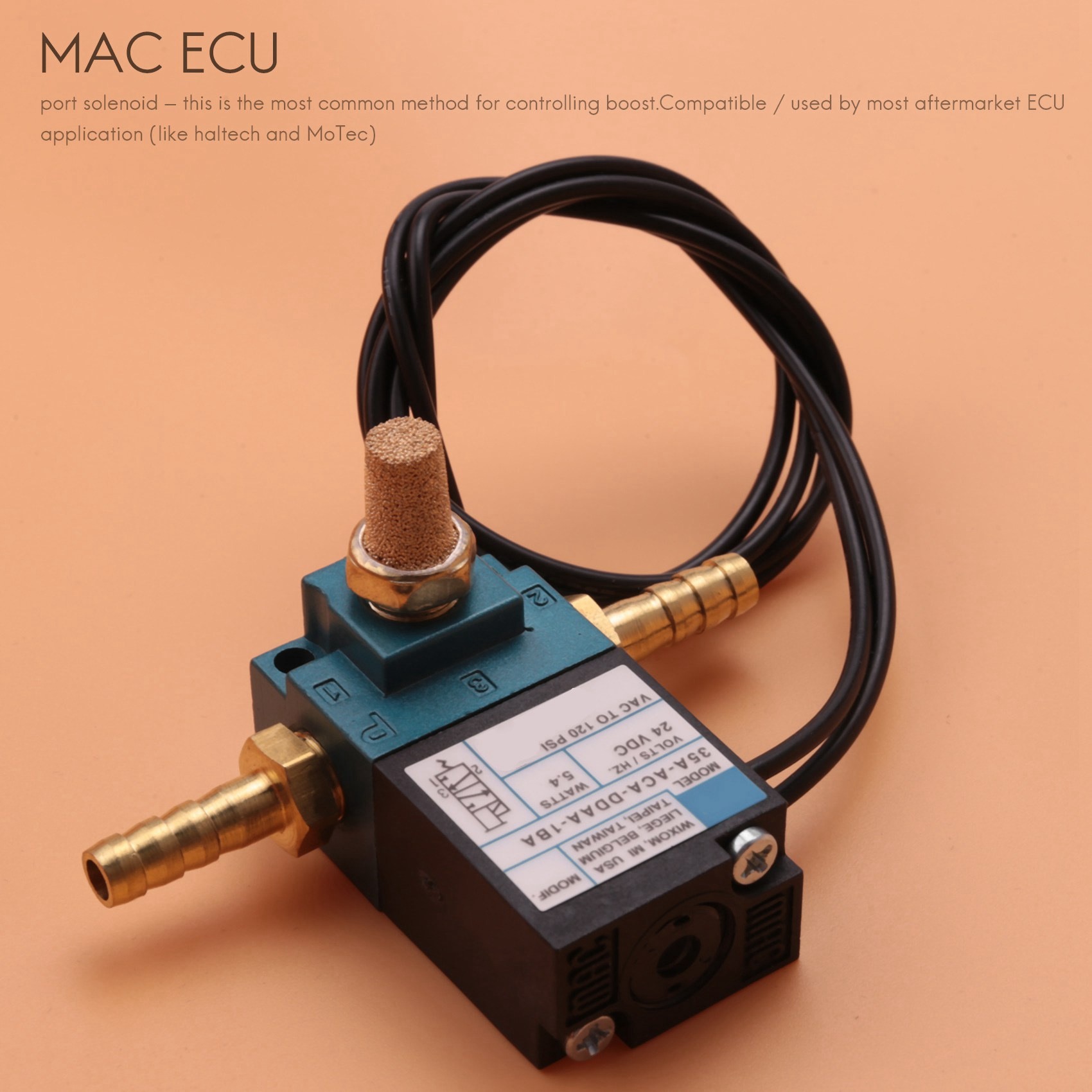 Электронный клапан управления  – обзор и цена Electronic Boost Control Solenoid Valve 3 Port