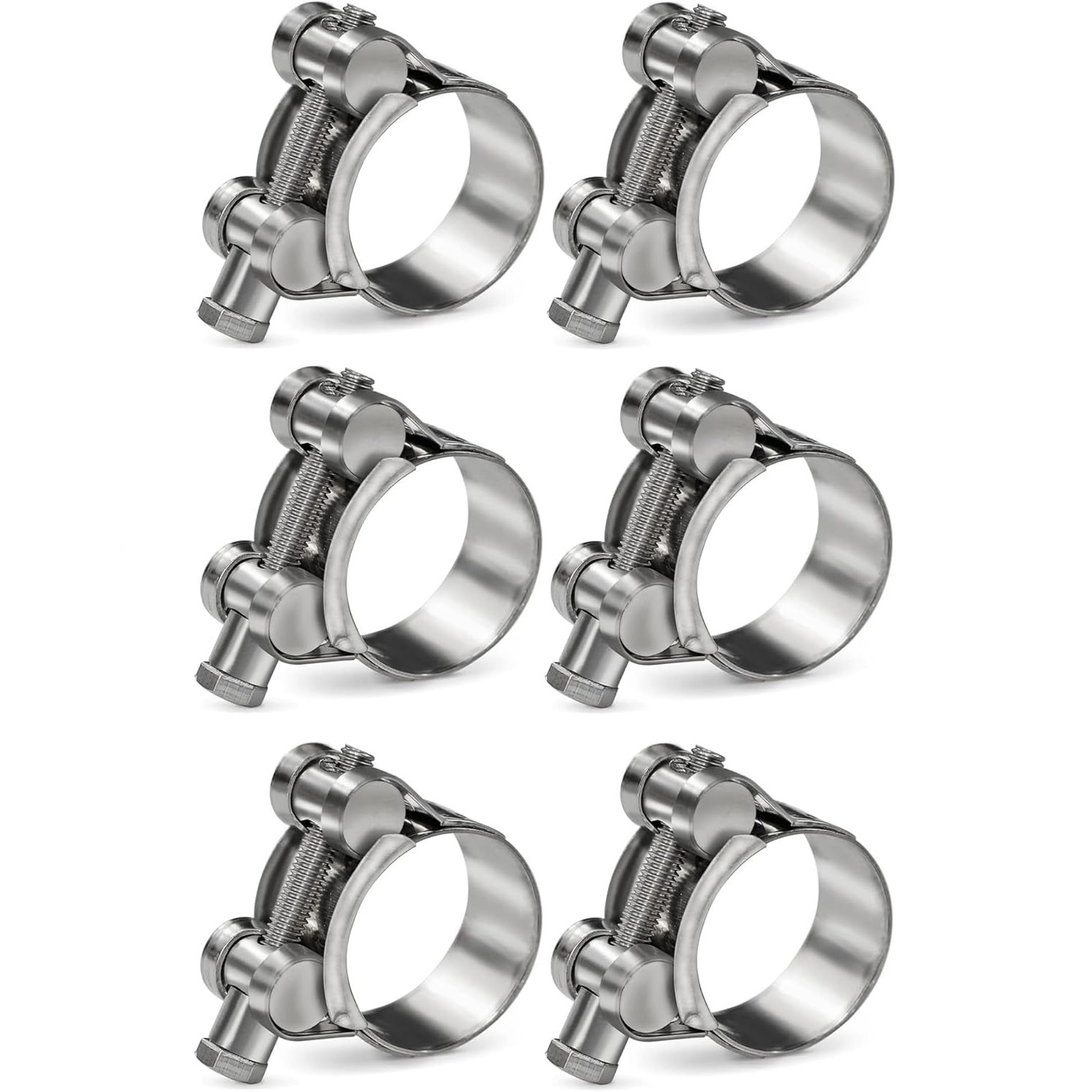 6 шт. хомут для шланга из нерж – обзор и цена T-Bolt Hose Clamps Stainless Steel Turbo