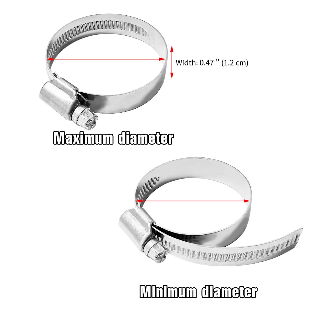 Универсальный комплект хомутов – обзор и цена T-Bolt Hose Clamps Stainless Steel Turbo