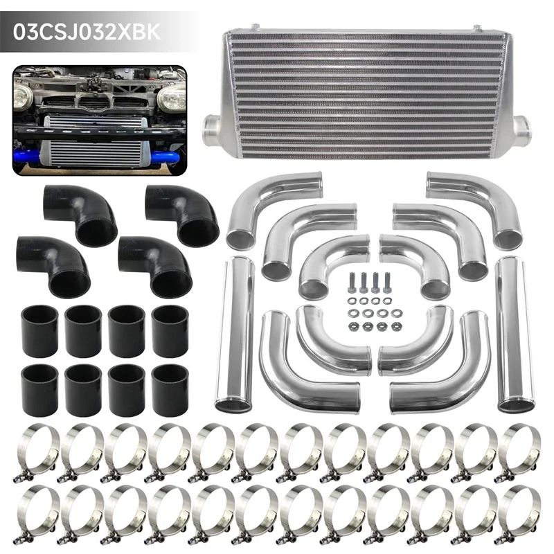 Универсальный интеркулер с пер – обзор и цена Front Mount Intercooler Universal Bar Plate