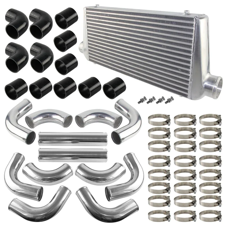 Универсальный интеркулер с пер – обзор и цена Front Mount Intercooler Universal Bar Plate